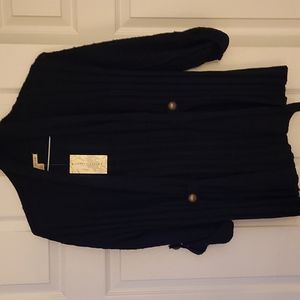 New Black Cardigan Carolyn Taylor Small